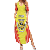 Personalized Evora Portugal Summer Maxi Dress Sporty Style - Wonder Print Shop