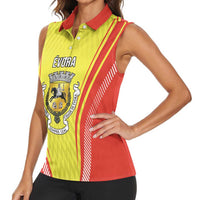 Personalized Evora Portugal Women Sleeveless Polo Shirt Sporty Style - Wonder Print Shop
