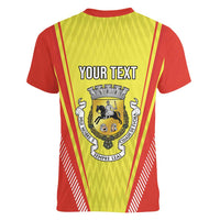 Personalized Evora Portugal Women V-Neck T-Shirt Sporty Style - Wonder Print Shop