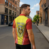 Personalized Evora Portugal Zipper Polo Shirt Sporty Style - Wonder Print Shop