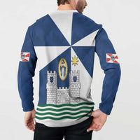 Faro Portugal Button Sweatshirt Sporty Style - Wonder Print Shop