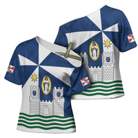 Faro Portugal Cross Shoulder Shirt Sporty Style - Wonder Print Shop