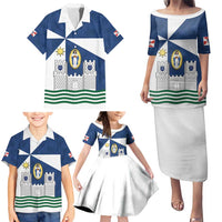 Faro Portugal Family Matching Puletasi and Hawaiian Shirt Sporty Style - Wonder Print Shop