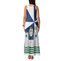 Faro Portugal Family Matching Tank Maxi Dress and Hawaiian Shirt Sporty Style - Wonder Print Shop