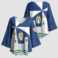 Faro Portugal Kimono Sleeve Blouse Sporty Style - Wonder Print Shop