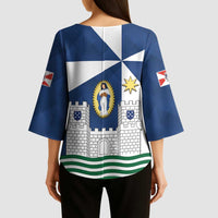 Faro Portugal Kimono Sleeve Blouse Sporty Style - Wonder Print Shop