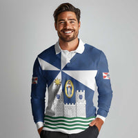 Faro Portugal Long Sleeve Polo Shirt Sporty Style - Wonder Print Shop
