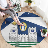 Faro Portugal Round Carpet Sporty Style - Wonder Print Shop