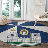 Faro Portugal Round Carpet Sporty Style - Wonder Print Shop