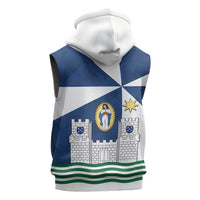 Faro Portugal Sleeveless Zip Hoodie Sporty Style - Wonder Print Shop