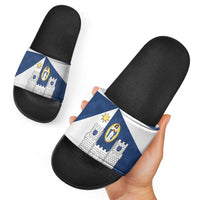 Faro Portugal Slide Sandals Sporty Style - Wonder Print Shop