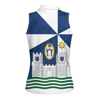 Faro Portugal Women Sleeveless Polo Shirt Sporty Style - Wonder Print Shop