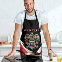 Personalized Poland Wycinanki Eagle Apron Polish Traditional Floral Folk Pattern - Wonder Print Shop