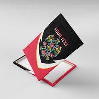 Personalized Poland Wycinanki Eagle Canvas Wall Art Polish Traditional Floral Folk Pattern - Wonder Print Shop