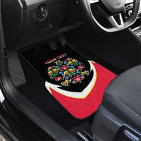 Personalized Poland Wycinanki Eagle Car Mats Polish Traditional Floral Folk Pattern - Wonder Print Shop