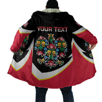 Personalized Poland Wycinanki Eagle Cloak Polish Traditional Floral Folk Pattern - Wonder Print Shop