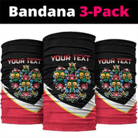 Personalized Poland Wycinanki Eagle Neck Gaiter Polish Traditional Floral Folk Pattern LT18