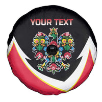 Personalized Poland Wycinanki Eagle Spare Tire Cover Polish Traditional Floral Folk Pattern - Wonder Print Shop