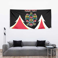 Personalized Poland Wycinanki Eagle Tapestry Polish Traditional Floral Folk Pattern - Wonder Print Shop