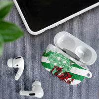 Wales Celtic Cross AirPods Case Cymru Am Byth Green Version - Wonder Print Shop