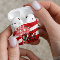 Wales Celtic Cross AirPods Case Cymru Am Byth Red Version - Wonder Print Shop
