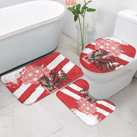 Wales Celtic Cross Bathroom Set Cymru Am Byth Red Version - Wonder Print Shop
