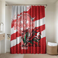Wales Celtic Cross Bathroom Set Cymru Am Byth Red Version - Wonder Print Shop