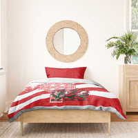 Wales Celtic Cross Bedding Set Cymru Am Byth Red Version - Wonder Print Shop