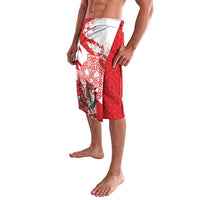 Wales Celtic Cross Lavalava Cymru Am Byth Red Version - Wonder Print Shop
