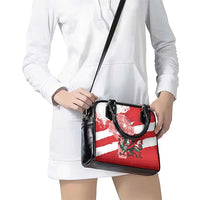 Wales Celtic Cross Shoulder Handbag Cymru Am Byth Red Version - Wonder Print Shop