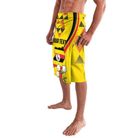 Personalized Uganda Independence Day Lavalava Grey Crowned Crane Bird - Wonder Print Shop