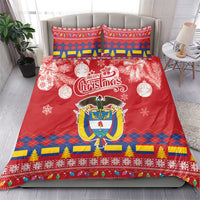 Colombia Christmas Bedding Set Libertad y Orden With Feliz Navidad - Wonder Print Shop