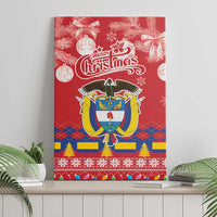 Colombia Christmas Canvas Wall Art Libertad y Orden With Feliz Navidad - Wonder Print Shop