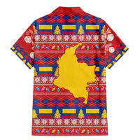 Colombia Christmas Family Matching Mermaid Dress and Hawaiian Shirt Libertad y Orden With Feliz Navidad - Wonder Print Shop