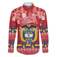 Colombia Christmas Family Matching Off Shoulder Short Dress and Hawaiian Shirt Libertad y Orden With Feliz Navidad - Wonder Print Shop