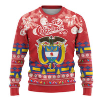 Colombia Christmas Ugly Christmas Sweater Libertad y Orden With Feliz Navidad - Wonder Print Shop