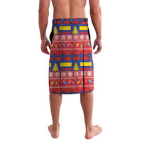 Colombia Christmas Lavalava Libertad y Orden With Feliz Navidad - Wonder Print Shop