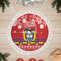 Colombia Christmas Tree Skirt Libertad y Orden With Feliz Navidad - Wonder Print Shop