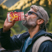 Finland Christmas Hannunvaakuna 4 in 1 Can Cooler Tumbler Hyvaa Joulua Nordic Snow Lion Red Version - Wonder Print Shop