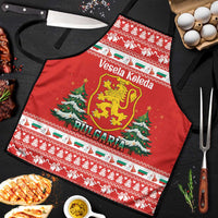 Bulgaria Christmas Apron Merry Xmas Lion Crest - Wonder Print Shop