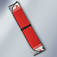 Bulgaria Christmas Auto Sun Shade Merry Xmas Lion Crest - Wonder Print Shop