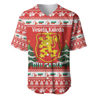 Bulgaria Christmas Baseball Jersey Merry Xmas Lion Crest - Wonder Print Shop