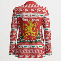 Bulgaria Christmas Blazer Merry Xmas Lion Crest - Wonder Print Shop