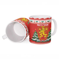 Bulgaria Christmas Ceramic Mug Merry Xmas Lion Crest - Wonder Print Shop