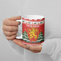 Bulgaria Christmas Ceramic Mug Merry Xmas Lion Crest - Wonder Print Shop