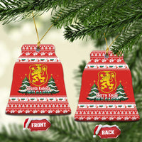 Bulgaria Christmas Ceramic Ornament Merry Xmas Lion Crest - Wonder Print Shop