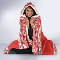 Bulgaria Christmas Hooded Blanket Merry Xmas Lion Crest - Wonder Print Shop