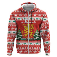 Bulgaria Christmas Hoodie Merry Xmas Lion Crest - Wonder Print Shop