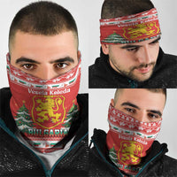 Bulgaria Christmas Neck Gaiter Merry Xmas Lion Crest - Wonder Print Shop
