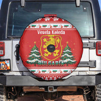 Bulgaria Christmas Spare Tire Cover Merry Xmas Lion Crest - Wonder Print Shop
